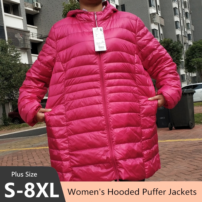 Winter Clothing Design - حجم كبير 5XL 6XL 7XL المرأة
