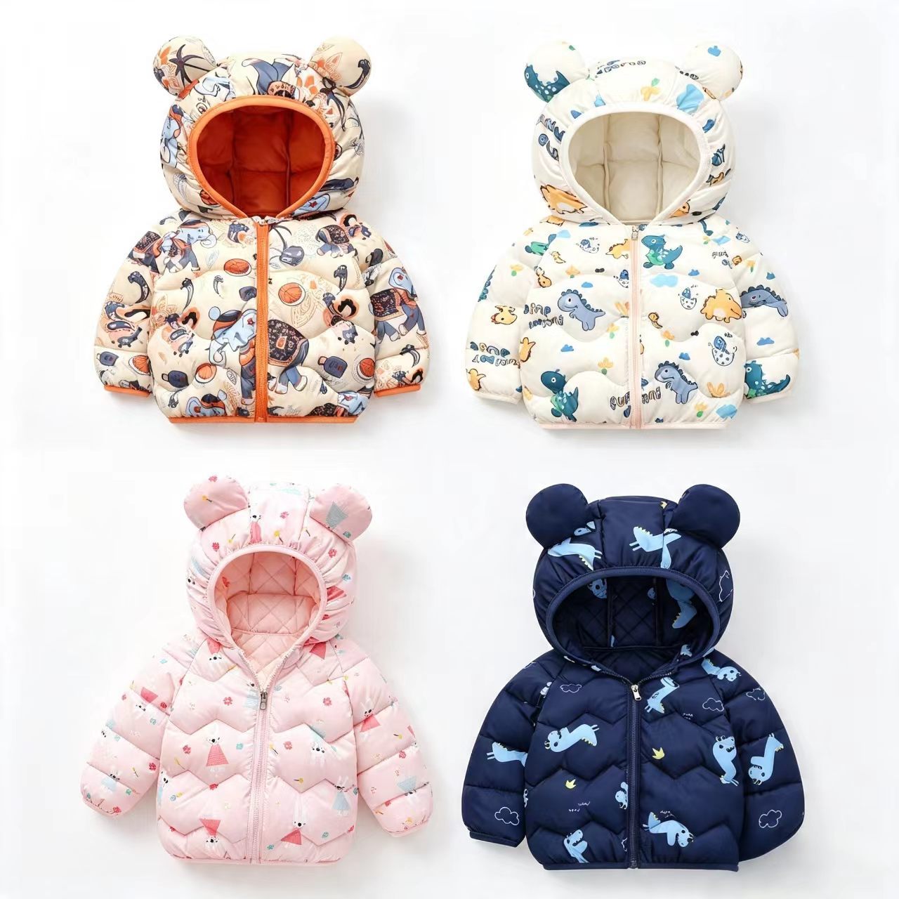 Winter Clothing Toddler Girl - معطف أطفال، جاكيت كرتوني للأطفال، ملابس