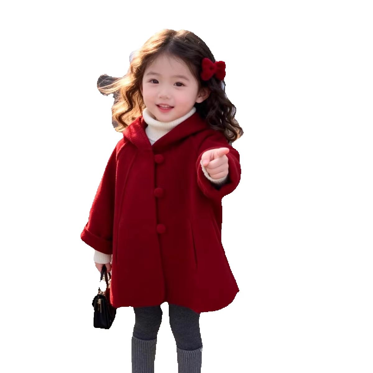 معطف صوف للفتيات، جديد لخريف و - مراجعة Winter Clothing Toddler Girl وسعره