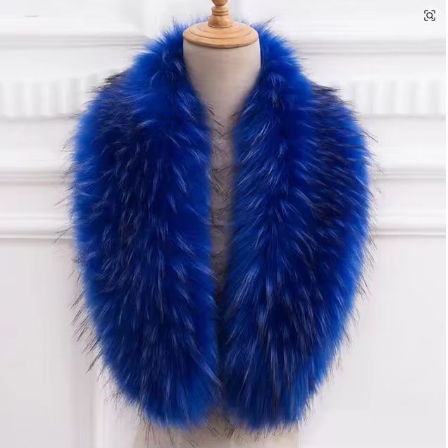 الفراء الطبيعي طوق ريال الراكو - مراجعة Winter Clothing Design وسعره