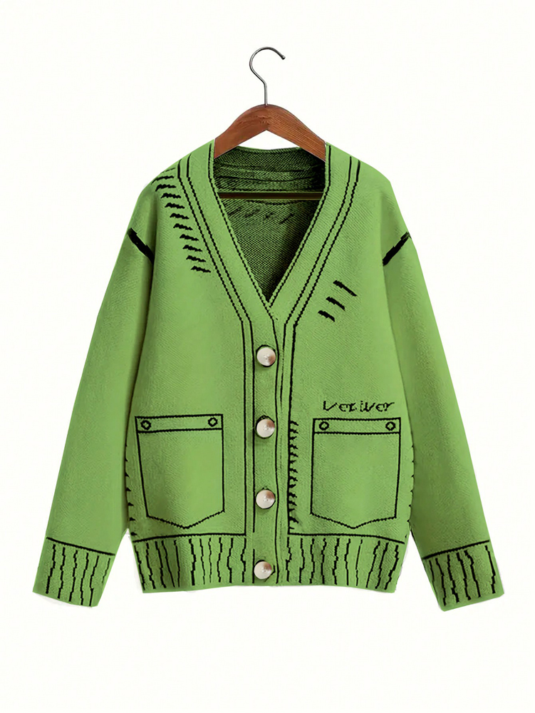 حجم كبير المرأة زر متابعة سترة - مراجعة Winter Clothing Design وسعره