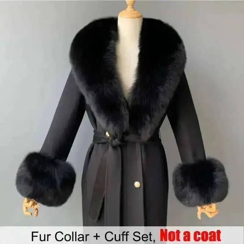 الفراء الحقيقي طوق والأصفاد مج - مراجعة Winter Clothing Design وسعره