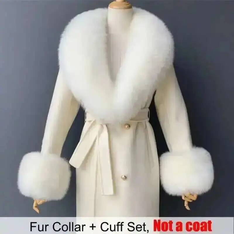 الفراء الحقيقي طوق والأصفاد مج - مراجعة Winter Clothing Design وسعره