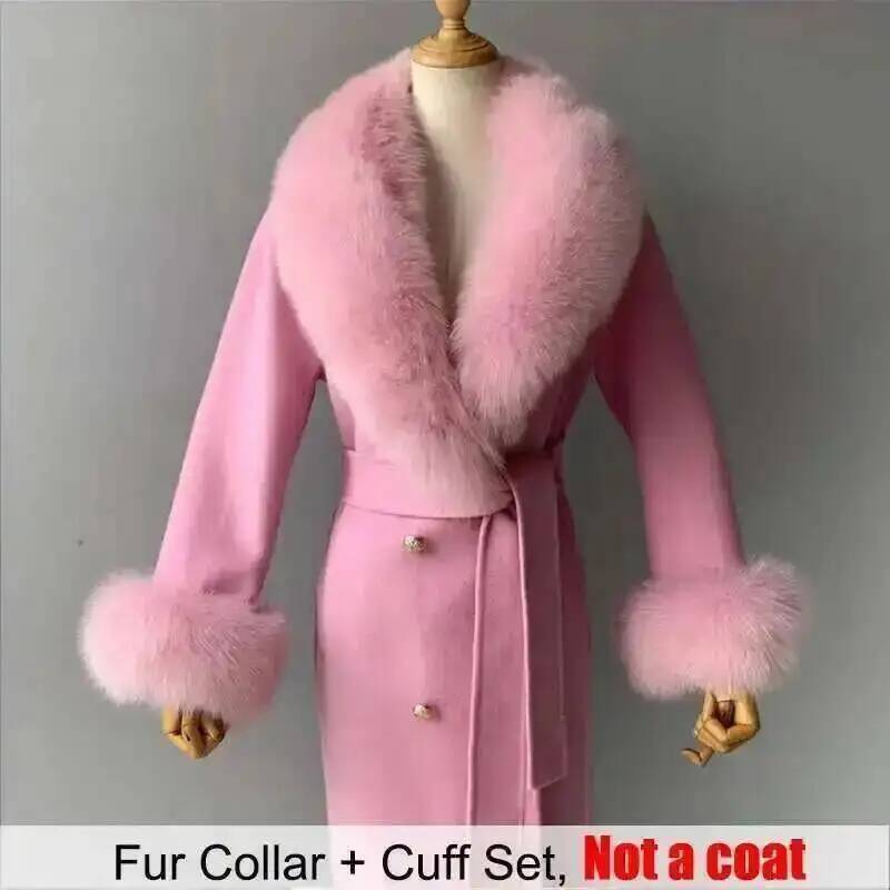 الفراء الحقيقي طوق والأصفاد مج - مراجعة Winter Clothing Design وسعره