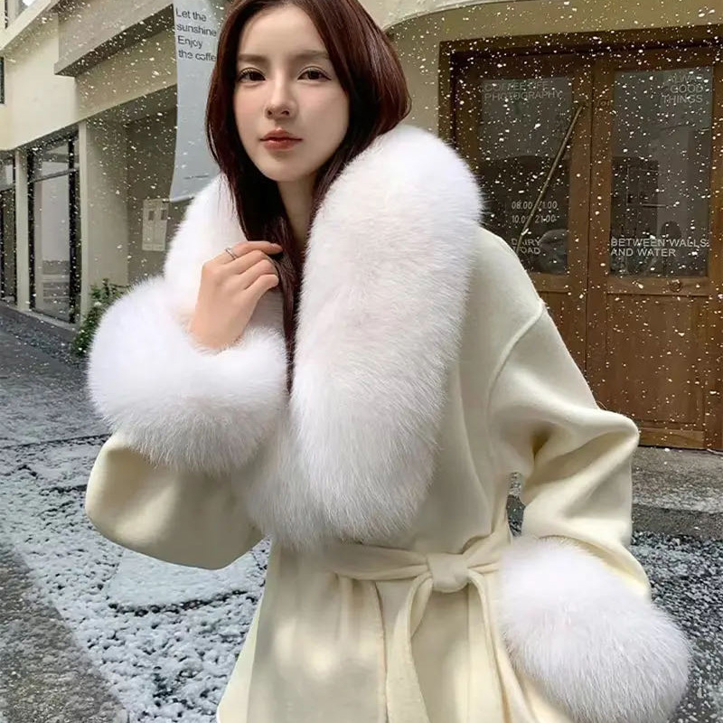 2025 ريال فوكس الفراء طوق الشت - مراجعة Winter Clothing Design وسعره